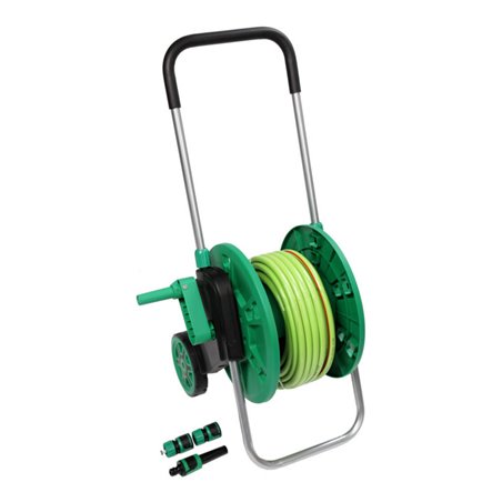 floraworld Schlauchwagen-Set inkl. 20m 1/2' m. Bremssystem,