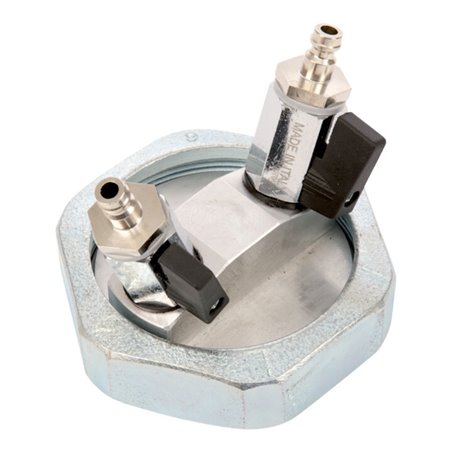 JUMTEC Gasprüfanschluß Einrohr DN40 m.2xKugelhahn+Überw.