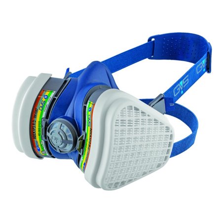 GVS Mehrweg-Halbmaske Elipse ABEK1-P3 RD,Gr.S/M