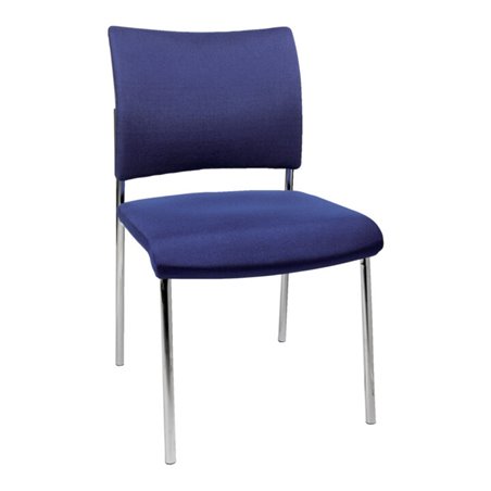 Besucher-Stuhl Visit10 m.Polster,blau