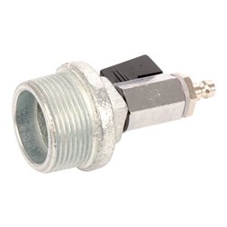 JUMTEC Gasprüfanschluß Zweirohr R1.1/4' m.Kugelhahn 28845