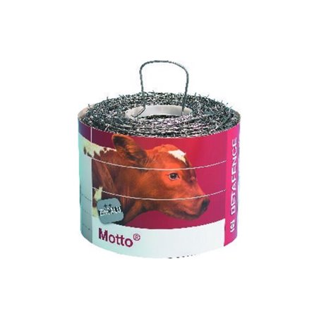 Stahlstacheldraht-Motto- Zincalu 100 m