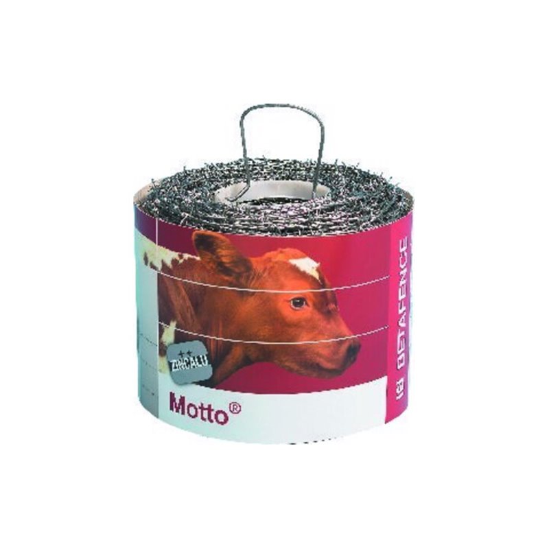 Stahlstacheldraht-Motto- Zincalu 250 m