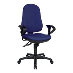 Drehstuhl Support Synchro royalblau
