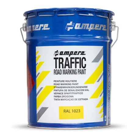 AMPERE TRAFFIC PAINT Straßenmarkierungsfarbe Traffic Paint 5kg gelb Road Marking Paint
