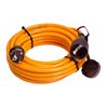 as-Schwabe PROFI-Verlängerungskabel 25m H07BQ-F 3G2,5 orange