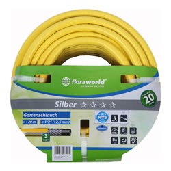 floraworld Gartenwasserschlauch 20 mm 3/4Z 50 m Silber FW