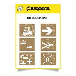 A.M.P.E.R.E. Schablonenset Schablonen KIT Industrie