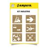 A.M.P.E.R.E. Schablonenset Schablonen KIT Industrie