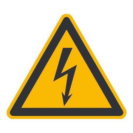 SafetyMarking Warnschild Fol 500 St. elektr.Spannung SL100mm