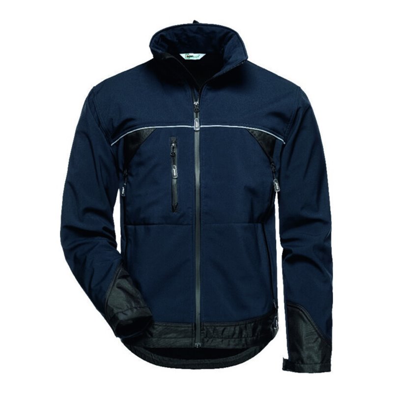 Elysee Jacke Gamma, Softshell, Gr. L, marine/schwarz
