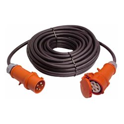 as-Schwabe CEE-Verlängerung 25m 32A IP44, H07RN-F5G4, 400V