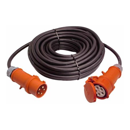 as-Schwabe CEE-Verlängerung 25m 32A IP44, H07RN-F5G4, 400V