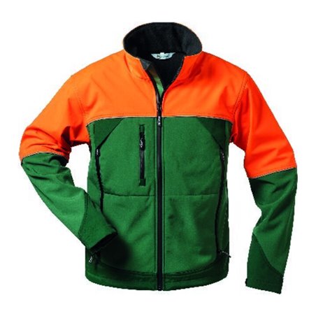 Elysee Forstjacke Sanddorn, Soft shell,Gr.S,grün/orange