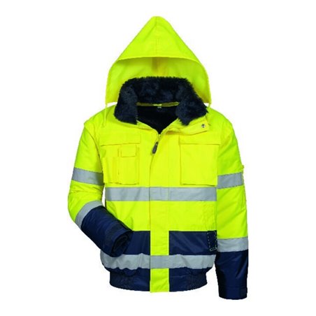Elysee Warnjacke Volker, Gr. S, orange/marine