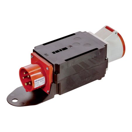 as-Schwabe Adapter MIXO mit Phasenw. 16A Phasenw. auf 32A Dose