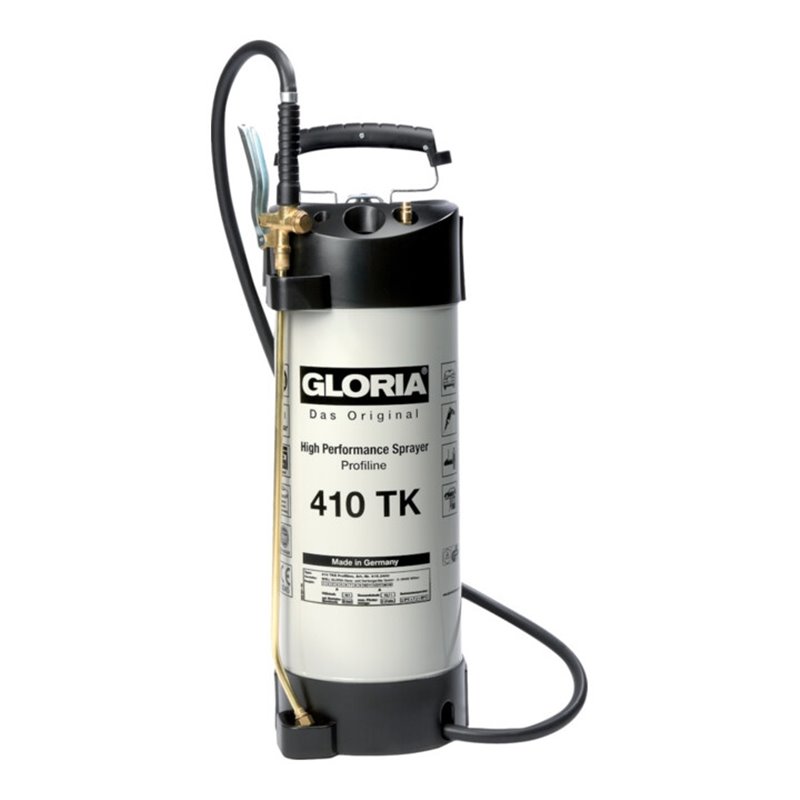 GLORIA Hochleistungssprühgerät Profi Stahl, TYP 410TK