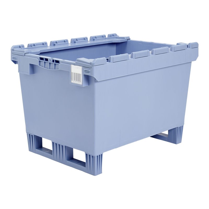 Bito Mehrwegbehälter Rippenboden Stapelleisten blau 800 mm