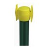 GAH Alberts Wäschepfahl grün 2000mm mit Kreuzkopf Rohr-D.42mm