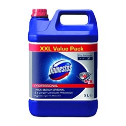 Domestos Hygienereiniger 5L Classic mit Aktivchlor Dickes Gel-Bleichmittel