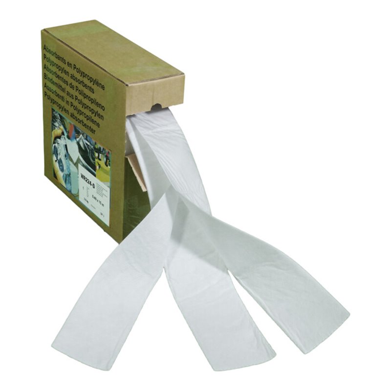 Öl-Bindevlies dreilagig, Karton, weiß, Aufnahme 23,9L hohe Aufnahmekapazität