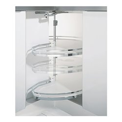 Hettich Küchenunterschrank Eckschrankdrehbeschlag Revo 90° 9080040 KB 800mm, silber