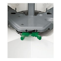 Hettich Küchenunterschrank Eckschrankdrehbeschlag Revo 90° 9080040 KB 800mm, silber