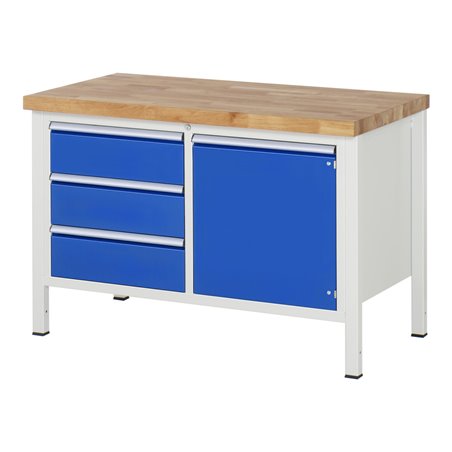 Rau Werkbank 8468 840 mm Buche-Massiv-Platte