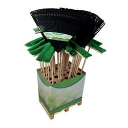 floraworld Laub-und Rasenbesenu.Gart en- u. StraßenbesenDispla y FW