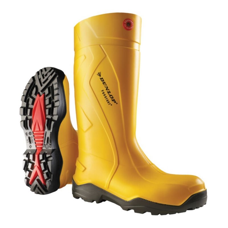 Dunlop Stiefel Purofort+, S5 , Gr. 48, gelb