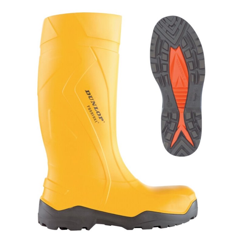 Dunlop Stiefel Purofort+, S5 , Gr. 49/50, gelb