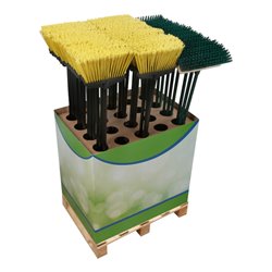 floraworld Allroundbesen u. Garten- u. Straßenbesen FWDisplay Classic