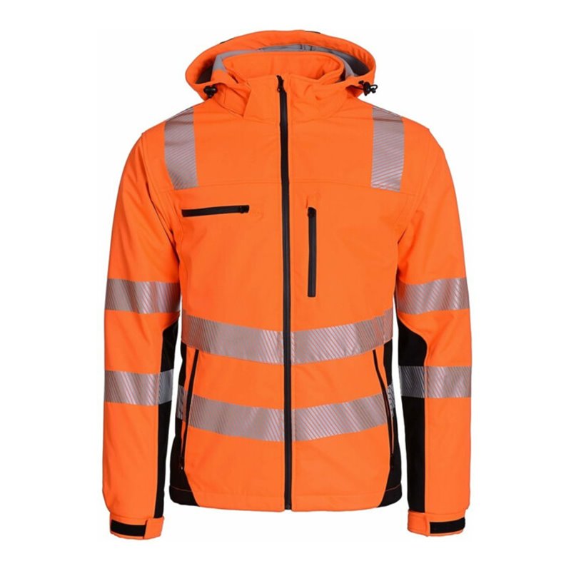 Softshelljacke, Gr. 2XL orange/schwarz Gr. 2XL