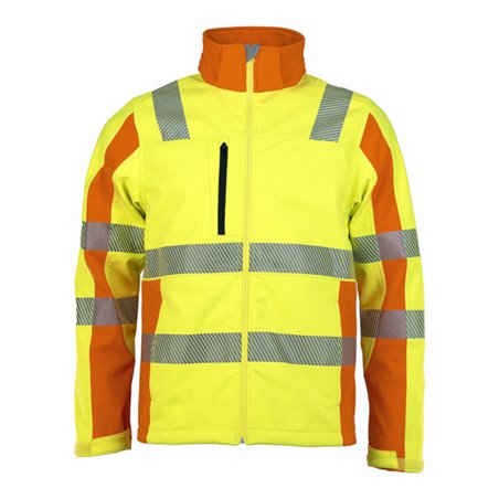 ASATEX Warnjacke Softshell, Prevent, gelb, Gr. M