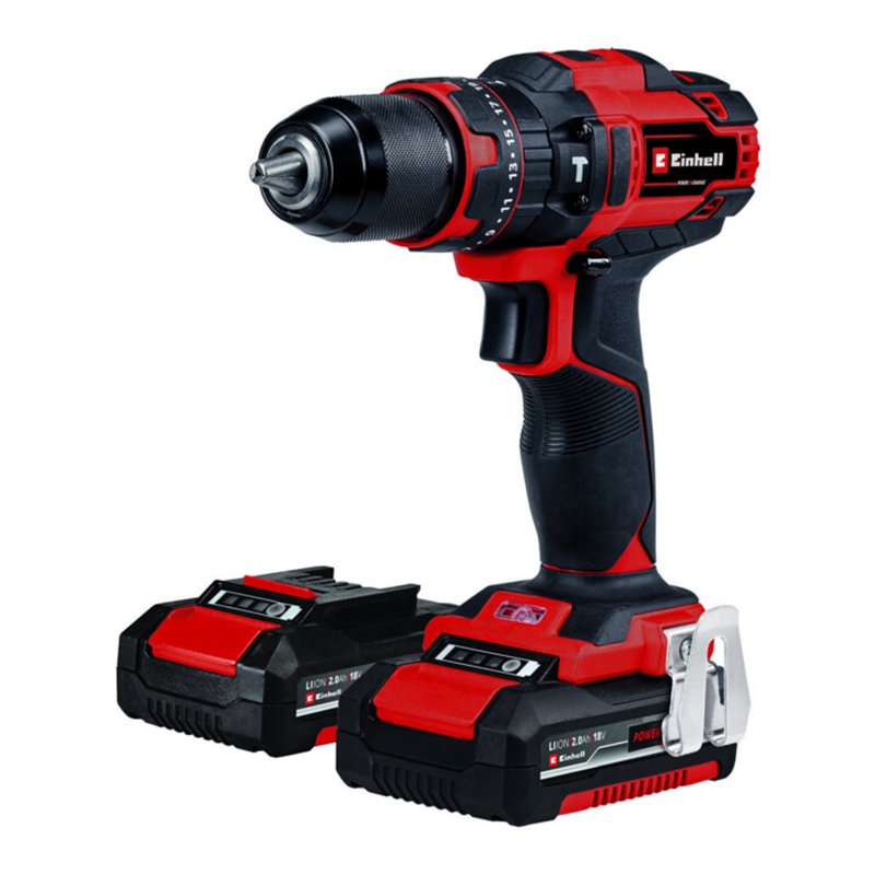 Einhell Akku-Schlagbohrschrauber TE-CD 18/40 Li-i +64 (2x2,0Ah)