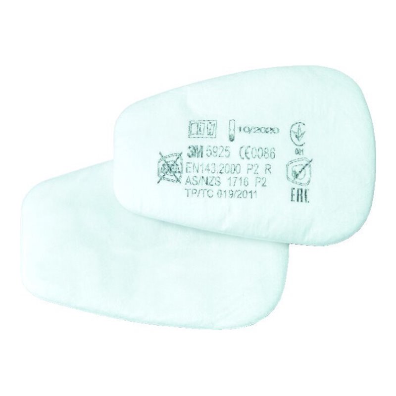 3M Vlieseinlegefilter 5925, P2R, 2 Stück/Box