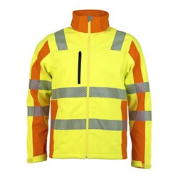 ASATEX Warnjacke Softshell, Prevent, gelb, Gr. 3XL