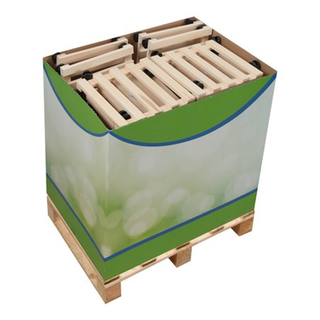 floraworld Pflanzenroller AthenHolz Comfort FWDisplay