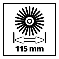 Einhell Seitenbürste ULTRA (Stein)