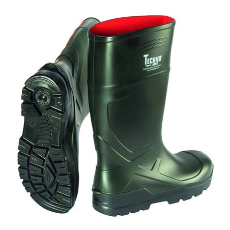 Stiefel 35334 VOSSO PU, S5, Grün Gr. 40 TECHNO BOOTS