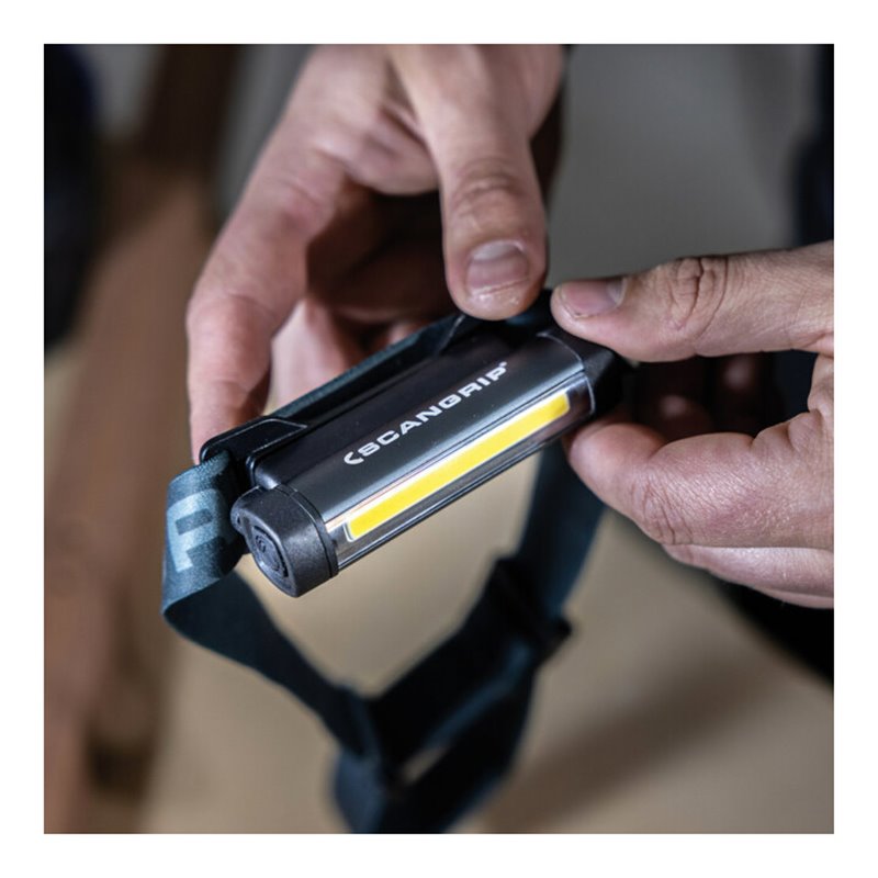 SCANGRIP Akku-Stirnlampe Flex Wear Kit 75-150Lumen