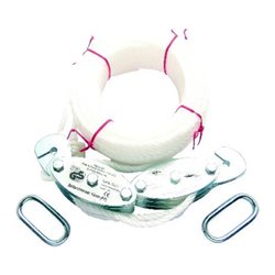 PÖSAMO Flaschenzug 3x250 (SB) galZn für Seil-Ø b. 5,0mm