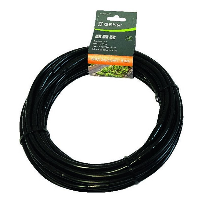 Tropfrohr 6 mm,15 m,1,5 l/h,15 cm GEKA Drip