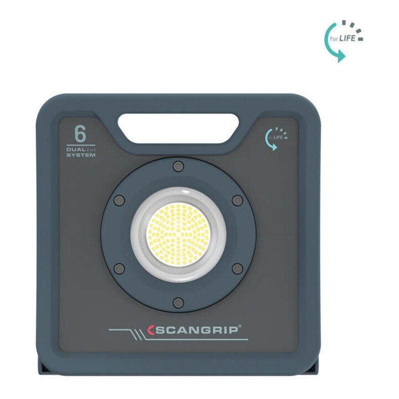 SCANGRIP Arbeitsleuchte Dualsystem NOVA 6K C+R Fore Life 600-6000Lumen