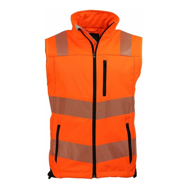 Warnweste, Gr. 3XL orange/schwarz Gr. 3XL