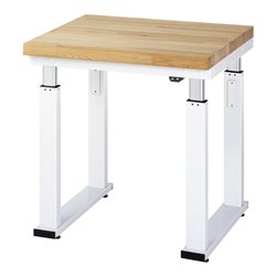 RAU Werkbank adlatus 600 elektrisch höhenverstellbar Buche-Massiv-Platte elektrisch höhenverstellbar