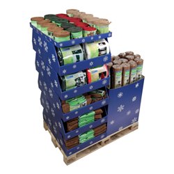 floraworld Display 'Winterschutz' Europalette