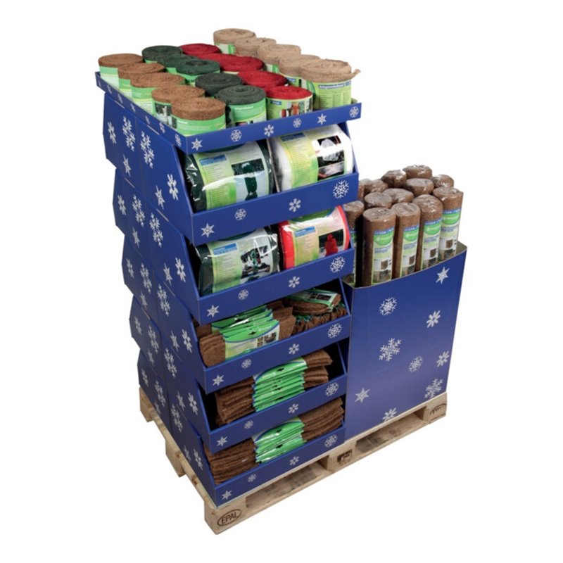 floraworld Display 'Winterschutz' Europalette