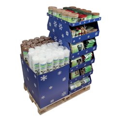 floraworld Display 'Winterschutz' Europalette