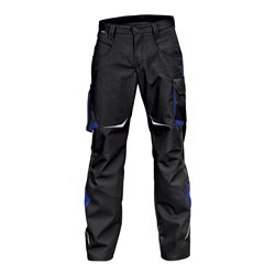 Kübler Pulsschlag Hose 2424 schwarz/kornblumenblau